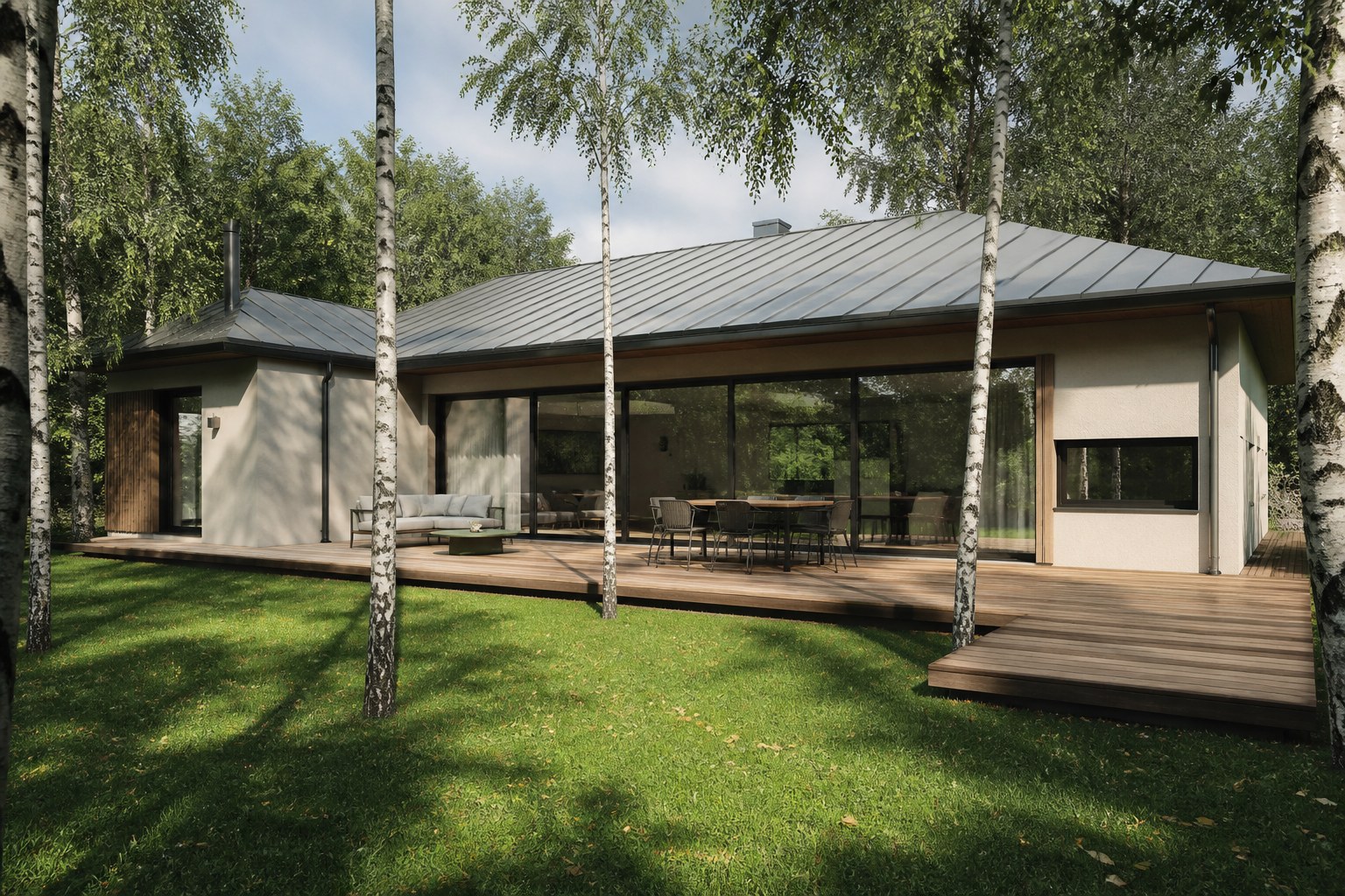 Cima · la façade avec la terrasse
