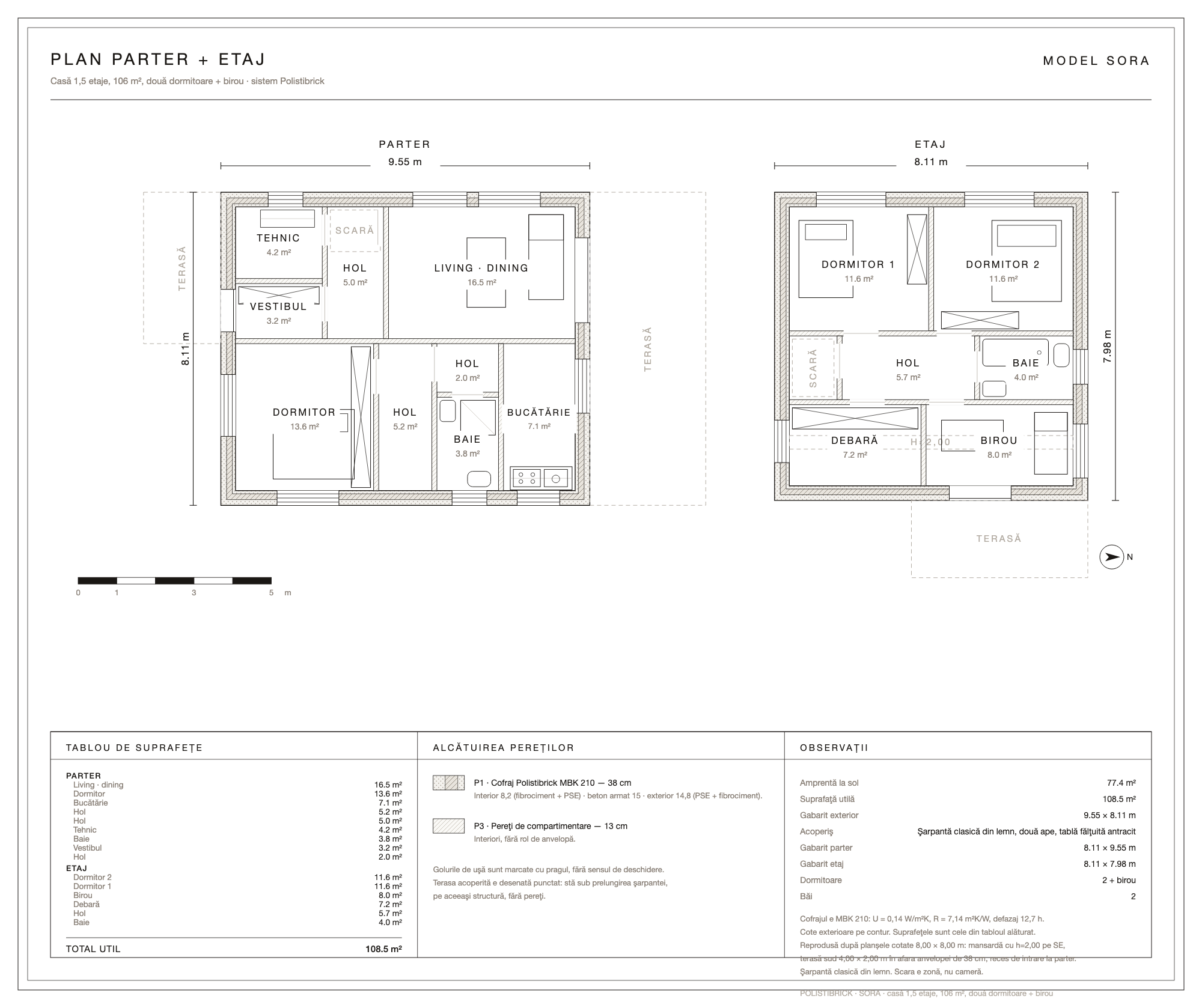 Elda · le plan de la maison