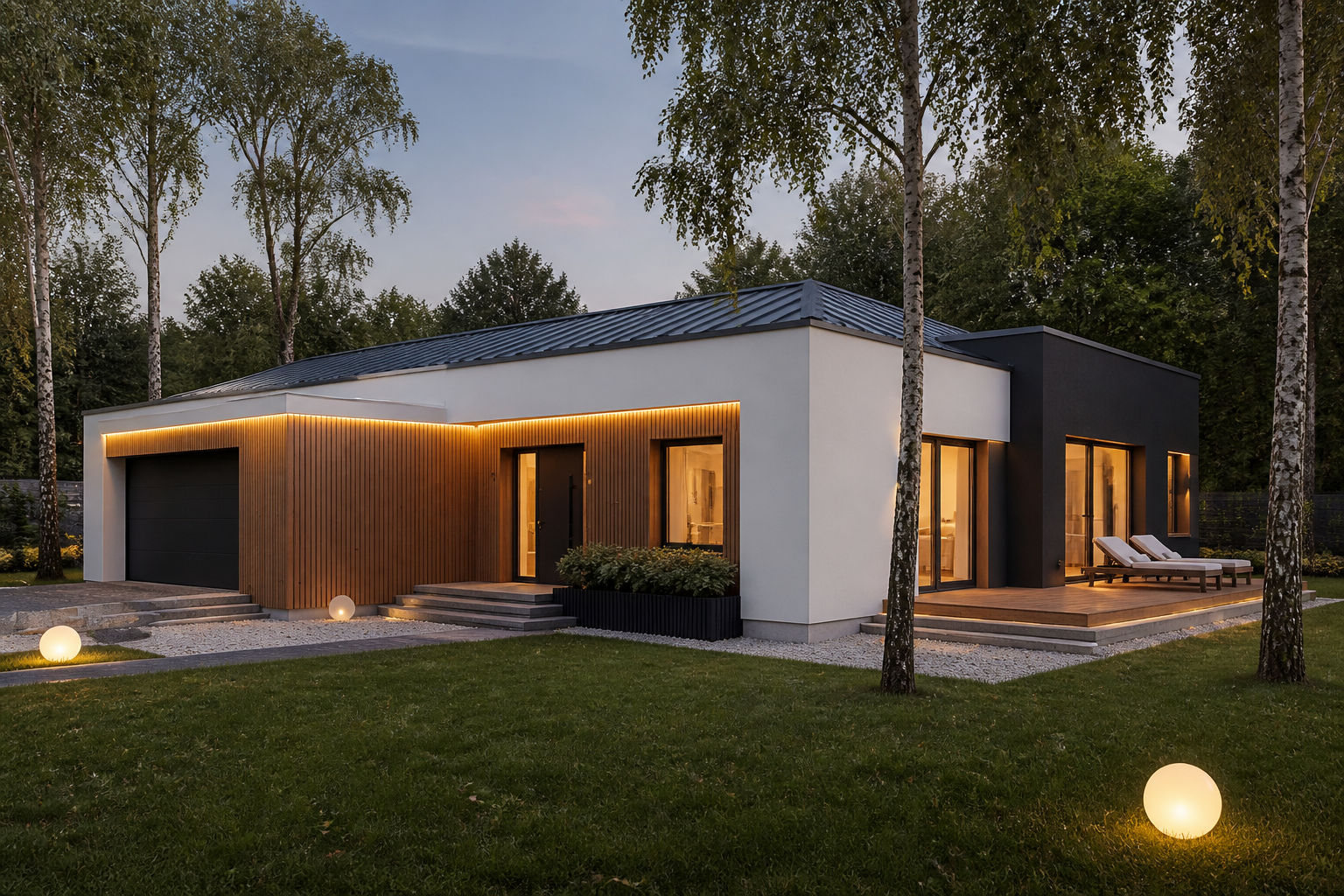 Rona · cour intérieure, séjour de 37 m²